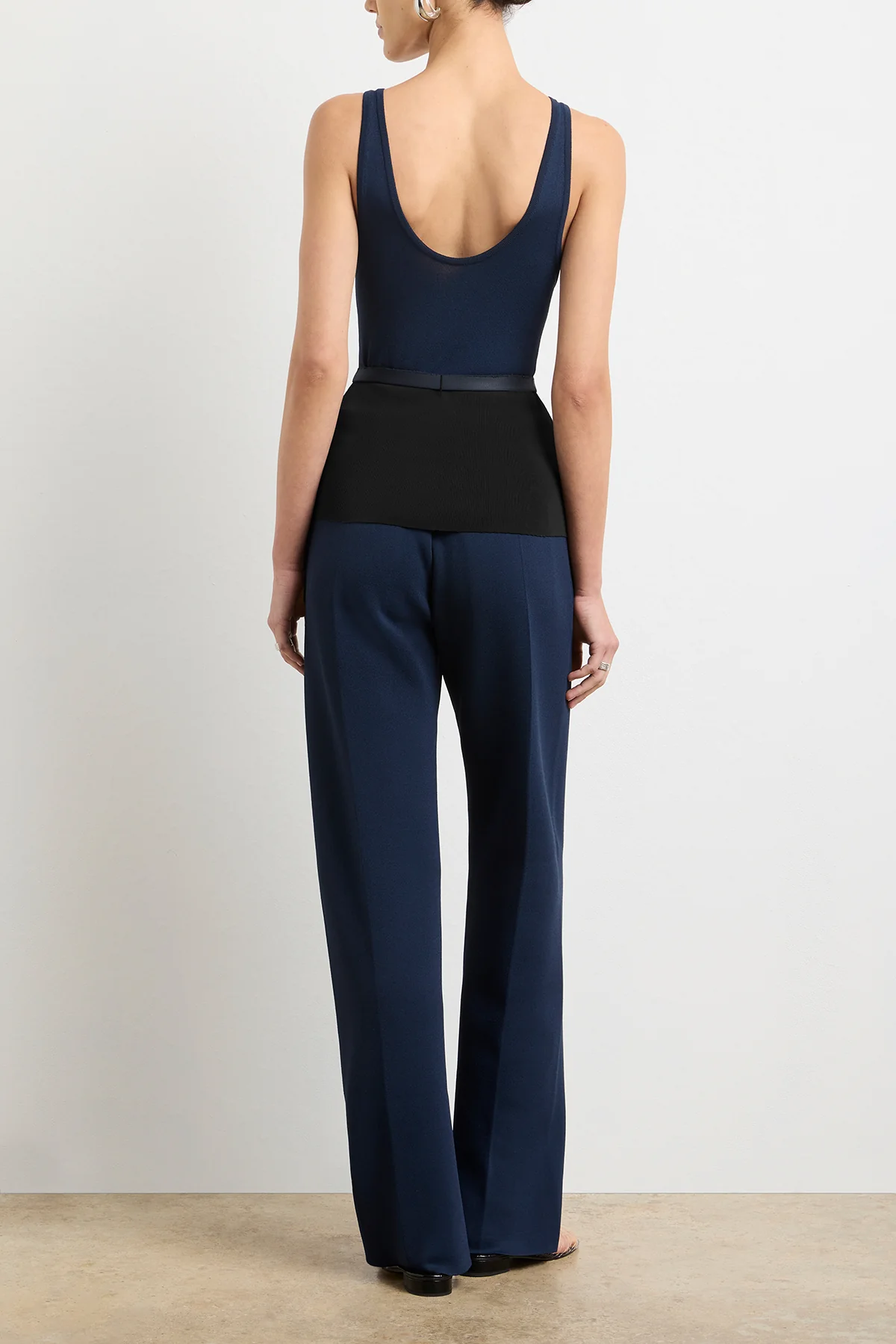 The Julia Tank in Navy and Black - Image 4