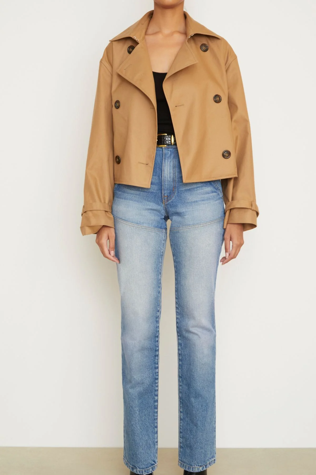 The Wyatt Two Toned Denim in Indigo and Vintage Blue - Image 3
